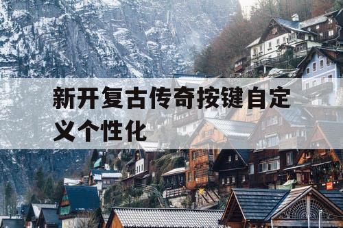 新开复古传奇按键自定义个性化