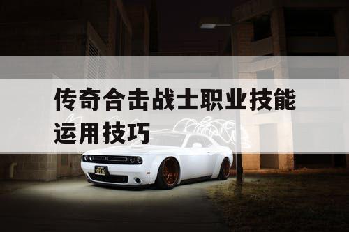 传奇合击战士职业技能运用技巧
