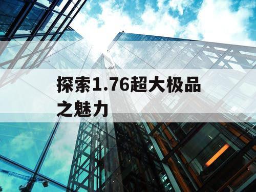 探索1.76超大极品之魅力