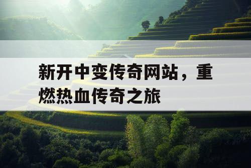 新开中变传奇网站，重燃热血传奇之旅