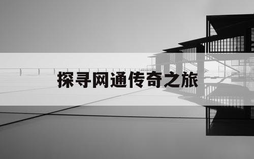 探寻网通传奇之旅