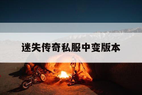 迷失传奇私服中变版本