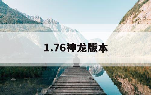 1.76神龙版本
