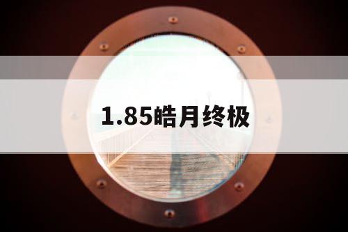 1.85皓月终极