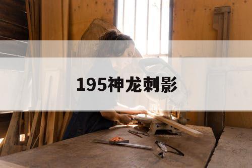 195神龙刺影