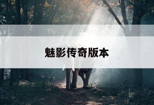 魅影传奇版本