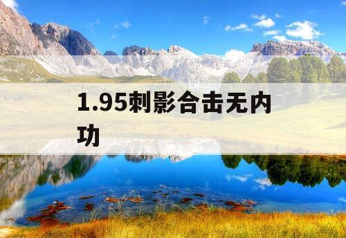 1.95刺影合击无内功