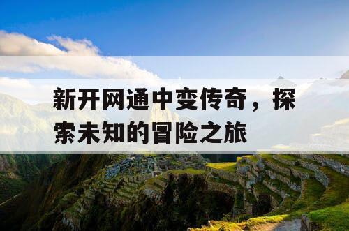 新开网通中变传奇，探索未知的冒险之旅