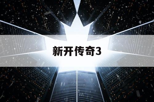 新开传奇3