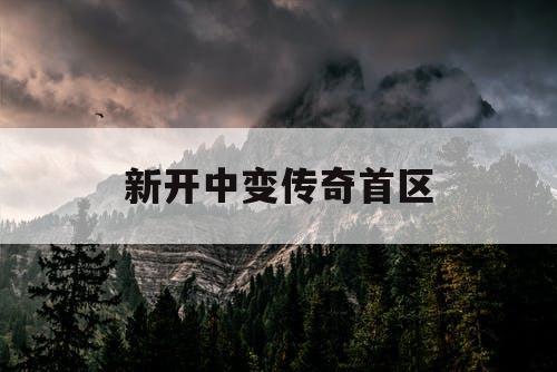 新开中变传奇首区
