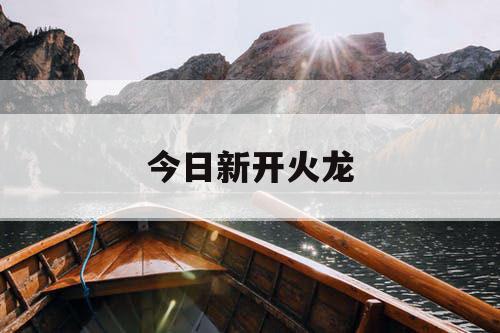 今日新开火龙