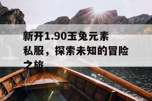新开1.90玉兔元素私服，探索未知的冒险之旅