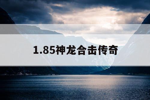 1.85神龙合击传奇