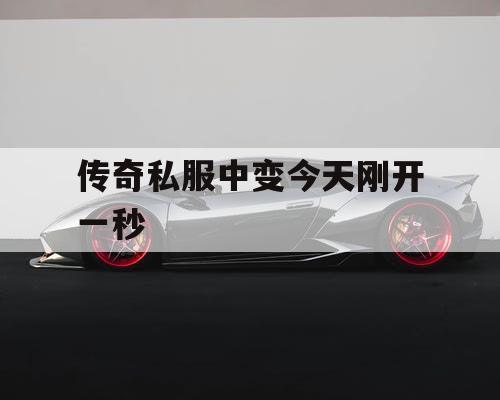 传奇私服中变今天刚开一秒