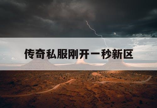 传奇私服刚开一秒新区