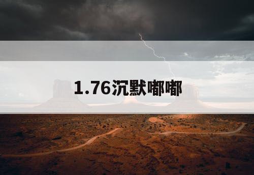 1.76沉默嘟嘟 1.76沉默嘟嘟